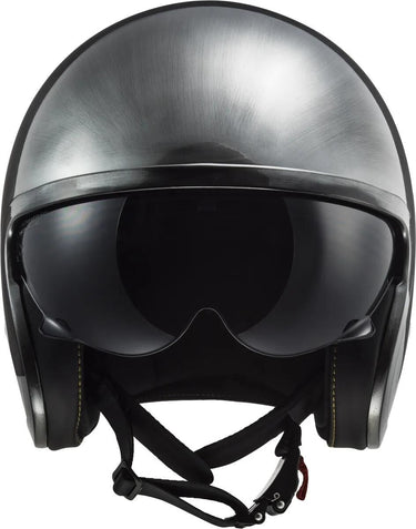 Ls2 jethelm of599 spitfire ii jeans helmet of599 spitfire ii jeans titanium size m