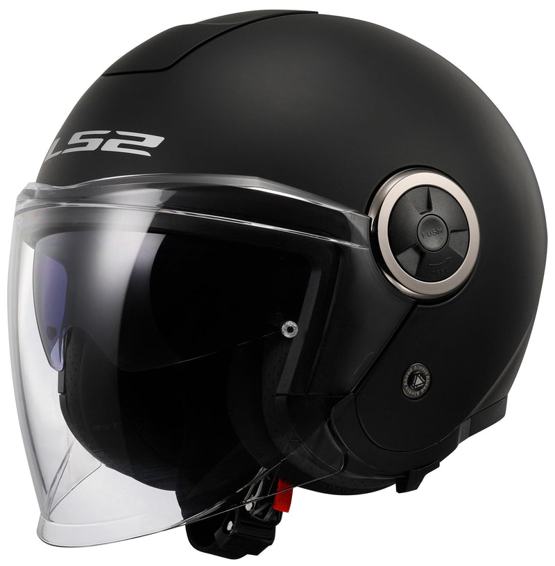 Load image into Gallery viewer, Ls2 jethelm of620 classy solid helmet of620 classy solid matt black gr. 3xl
