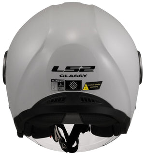 Ls2 jethelm of620 classy solid helmet of620 classy solid pearl gray gr. xs