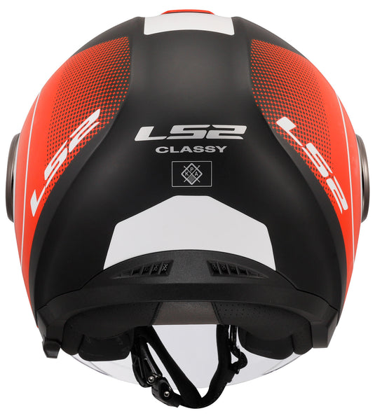 Ls2 jethelm of620 classy disko helmet of620 classy disko m bl red white