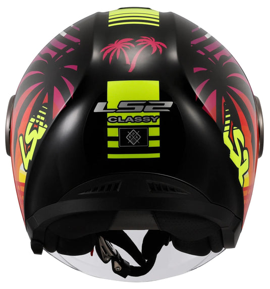 Ls2 jethelm of620 classy palm helmet of620 classy palm black gr. s