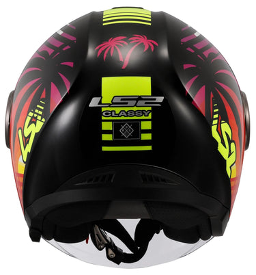 Ls2 jethelm of620 classy palm helmet of620 classy palm black gr. s