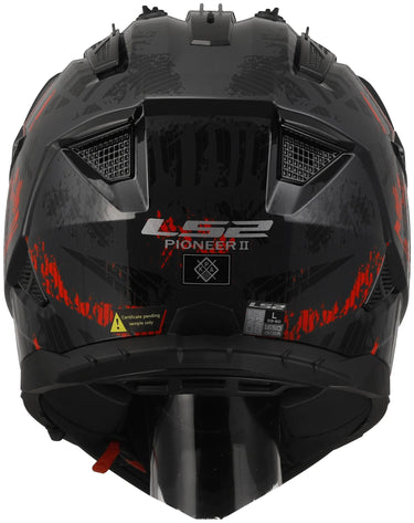 Ls2 endurohelm mx702 pioneer ii crazy helmet mx702 pioneer ii crazy sw rt gr. s
