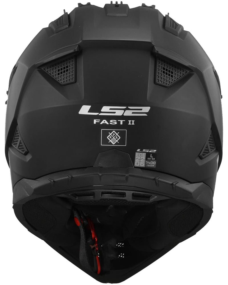 Load image into Gallery viewer, Ls2 crosshelm mx708 fast ii solid helmet mx708 fast ii solid matt black gr. xxl
