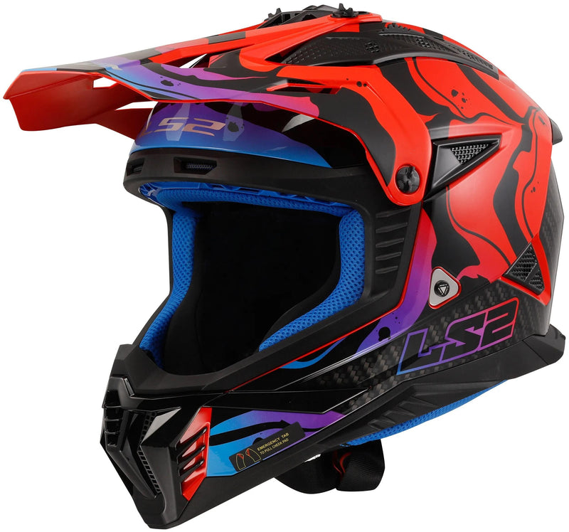 Load image into Gallery viewer, Ls2 crosshelm mx708 fast ii wash helmet mx708 fast ii wash red gr. s
