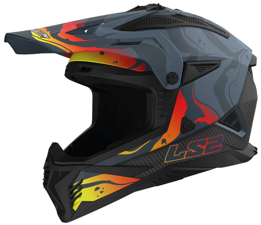 Ls2 crosshelm mx708 fast ii wash helmet mx708 fast ii wash m. gr gr. l