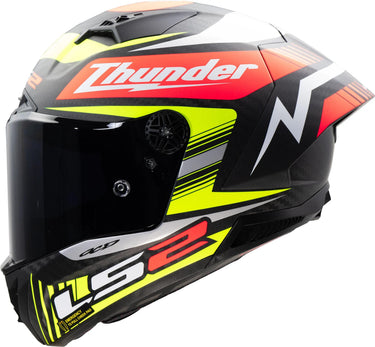 Ls2 integralhelm ff805 thunder carbon gp aero replica black helmet ff805 thunder gp aero replica sw. gr. l