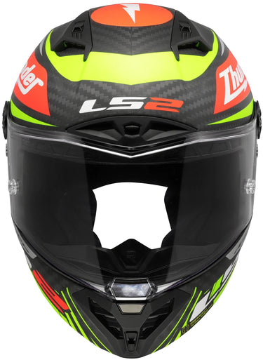 Ls2 integralhelm ff805 thunder carbon gp aero replica black helmet ff805 thunder gp aero replica sw. gr. l