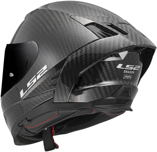 Ls2 integraalhelm ff807 dragon carbon helmet ff807 dragon carbon matt gr. xl