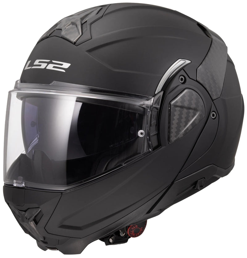 Load image into Gallery viewer, Ls2 klapphelm ff910 advant ii solid helmet ff910 advant ii solid xxl matt black
