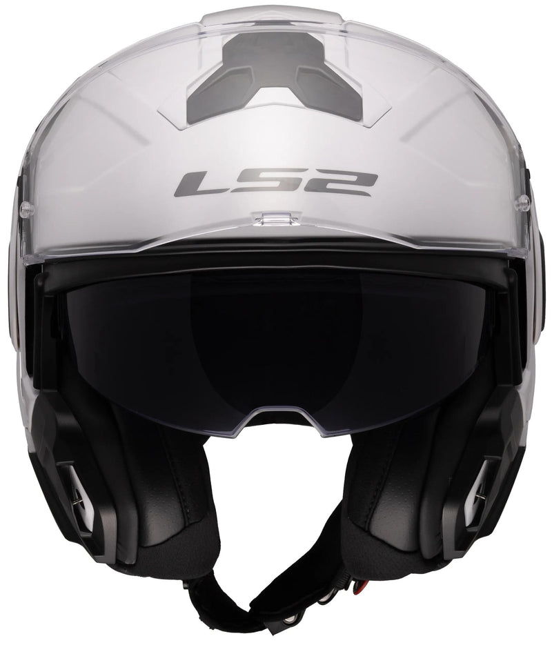 Load image into Gallery viewer, Ls2 klapphelm ff910 advant ii solid helmet ff910 advant i solid white gr. s
