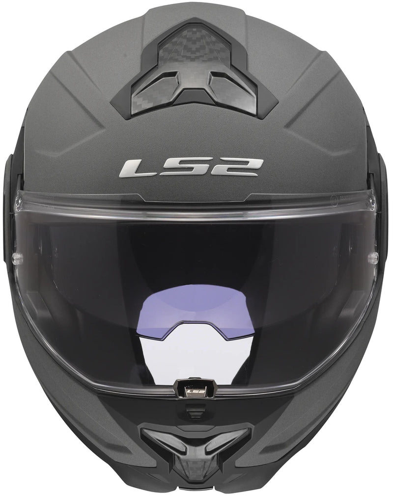 Load image into Gallery viewer, Ls2 klapphelm ff910 advant ii solid concrete helmet ff910 advant ii sol. xl concrete
