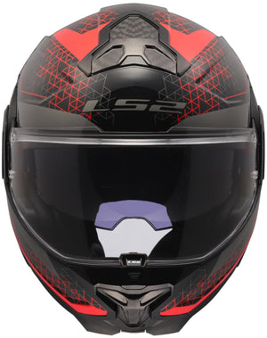 Ls2 klapphelm ff910 advant ii astral helmet ff910 advant ii astral l black red