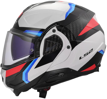 Ls2 klapphelm ff910 advant ii triple helmet ff910 advant ii triple m wh blue red