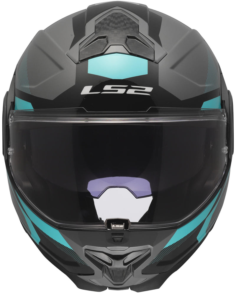 Afbeelding laden in galerijviewer, Ls2 opklaphelm ff910 advant ii triple helmet ff910 advant ii triple l gr blue red
