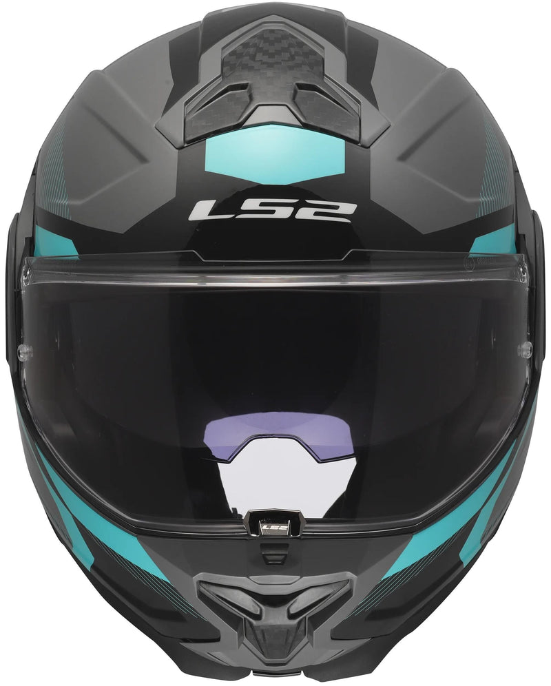 Load image into Gallery viewer, Ls2 klapphelm ff910 advant ii triple helmet ff910 advant ii triple xl gr blue red
