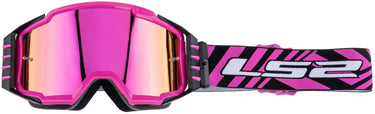 Ls2 crossbrille charger pro crossglasses charger pro pink iridium visor