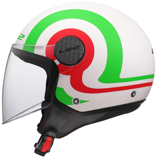 Ls2 jethelm of558 sphere lux ii urby helmet of558 sph. lux ii urby wh green red s