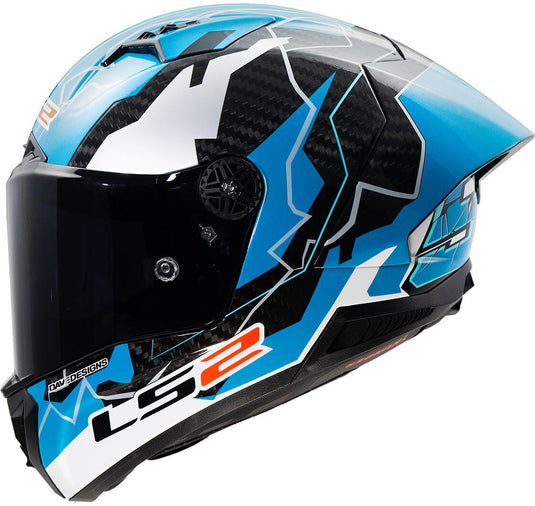 Ls2 integraalhelm ff805 thunder carbon gp aero replica huertas helmet ff805 thunder gp aero repl. huertas xxl