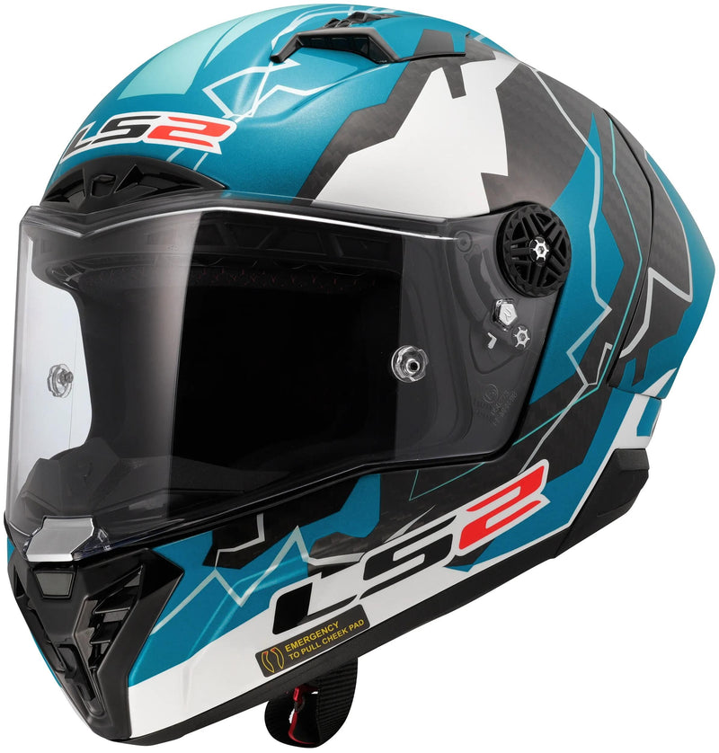 Load image into Gallery viewer, Ls2 integralhelm ff805 thunder carbon gp aero replica huertas helmet ff805 thunder gp aero repl. huertas xxl
