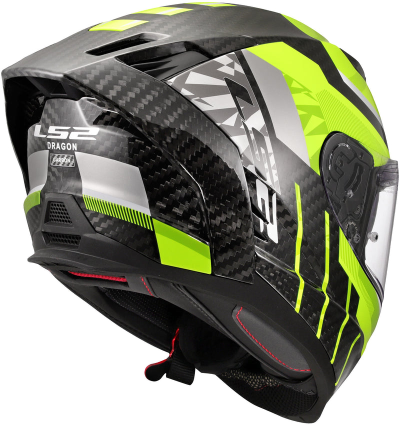 Load image into Gallery viewer, Ls2 integraalhelm ff807 dragon trax helmet ff807 dragon trax h-v yellow gr. xl
