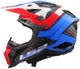 Ls2 crosshelm mx703 x-force galuo helmet x-force galuo white red blue gr. xxl