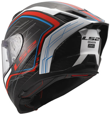 Ls2 integralhelm ff807 dragon subic helmet ff807 dragon subic white blue red xl