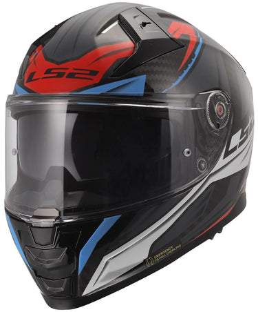 Ls2 integralhelm ff811 vector ii carbon savage ff811 vector ii helme c savage white blue red x