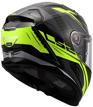 Ls2 integralhelm ff811 vector ii carbon savage helmet ff811 vector i c savage h-v yellow l