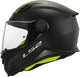 Ls2 kinder-integralhelm ff812 kid solid helmet kid ff812 soli black matt gr. l