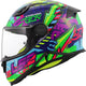 Ls2 kinder-integralhelm ff812 kid svent helmet kid ff812 sven blue green gr. m
