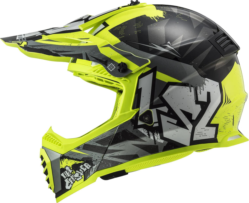 Afbeelding laden in galerijviewer, Ls2 kinder-crosshelm mx437 fast evo ii mini crusher
