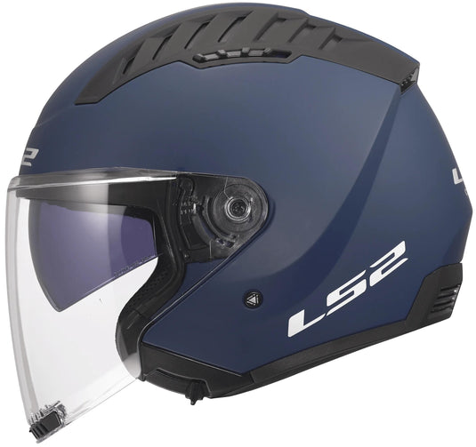 Ls2 jethelm of600 copter ii solid helmet of600 copter i navy blue matt gr. l