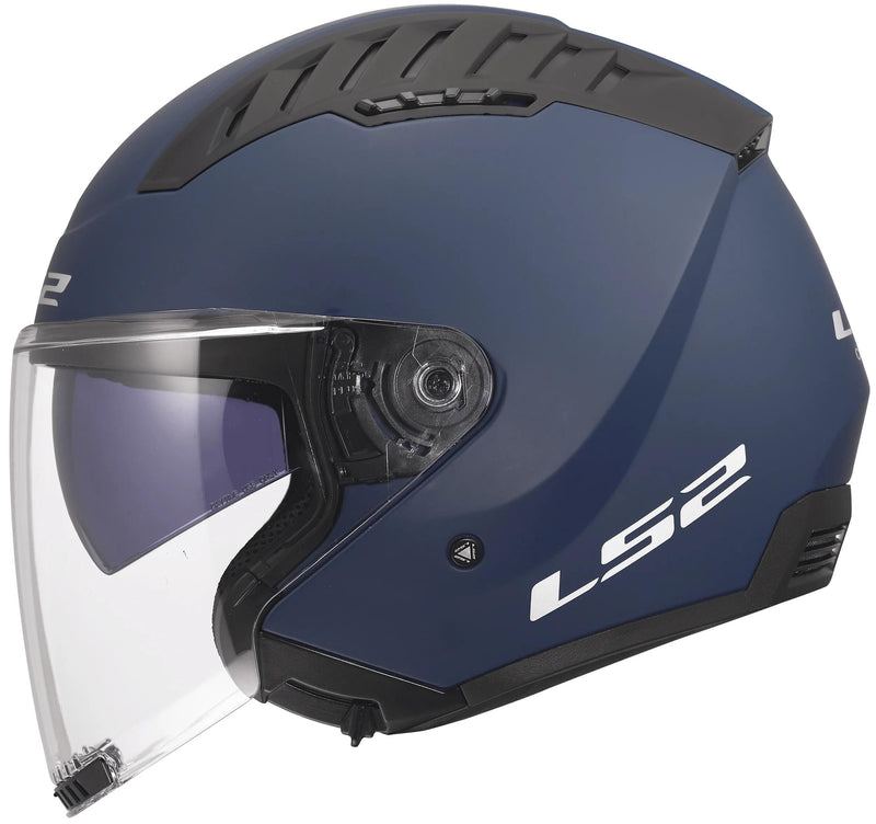 Load image into Gallery viewer, Ls2 jethelm of600 copter ii solid helmet of600 copter i navy blue matt gr. xl
