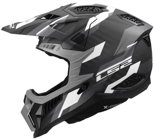 Ls2 crosshelm mx703 x-force phantom helmet mx703 x-force phantom matt gr. sw xl
