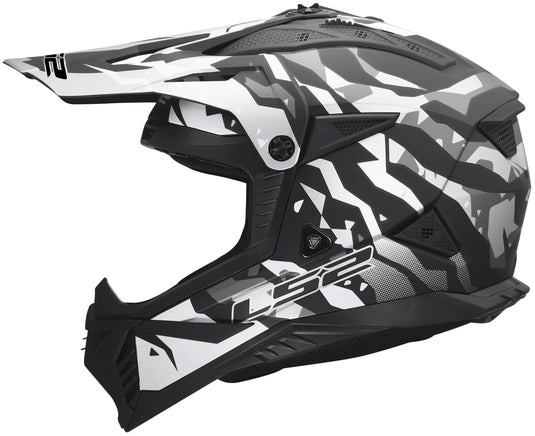 Ls2 crosshelm mx708 fast ii grotesk helmet mx708 fast ii grotesque matt black grey