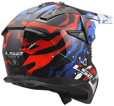 Ls2 crosshelm mx708 fast ii grotesk helmet mx708 fast ii grotesque white bl red xx