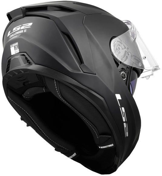 Ls2 integraalhelm ff817 challenger ii solid helmet ff817 challeng ii solid matt black xxl
