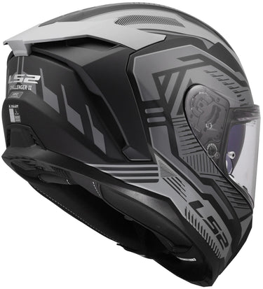 Ls2 integralhelm ff817 challenger ii dravix helmet ff817 challeng ii dravix matt gray xs