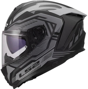 Ls2 integralhelm ff817 challenger ii dravix helmet ff817 challeng ii dravix matt gray xxl