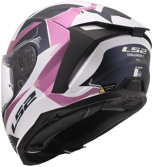 Ls2 integraalhelm ff817 challenger ii flaman helmet ff817 challeng ii flaman lavender gr. l