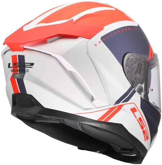 Ls2 integraalhelm ff817 challenger ii titan helmet ff817 challeng ii titanium white bl rt x