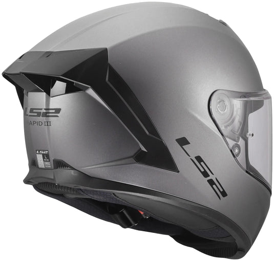 Ls2 integralhelm ff820 rapid iii solid helmets ff820 rapid i solid matt titanium s
