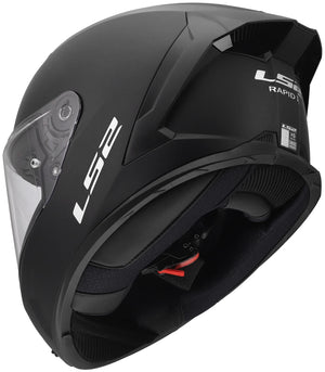 Ls2 integralhelm ff820 rapid iii solid helmets ff820 rapid i solid matt black gr. xs