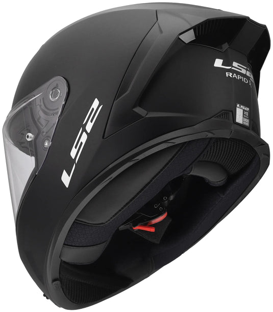 Ls2 integralhelm ff820 rapid iii solid helmets ff820 rapid i solid matt black gr. xs