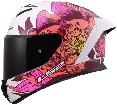 Ls2 integralhelm ff820 rapid iii poppies helmets ff820 rapid i poppies ii white pink xxs