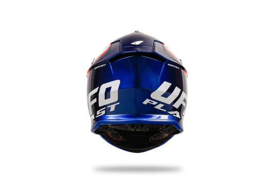 Ufo plast crosshelm intrepid helmet interpid xl blue white