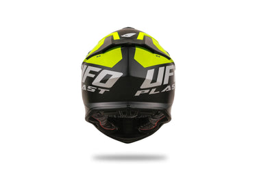 Ufo plast crosshelm intrepid helmet interpid s black yellow