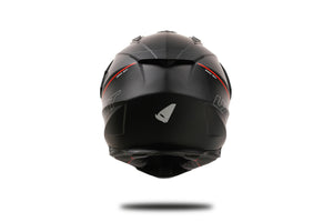 Ufo plast endurohelm aries helmet aries l black red