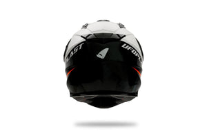 Ufo plast endurohelm aries helmet aries s white black